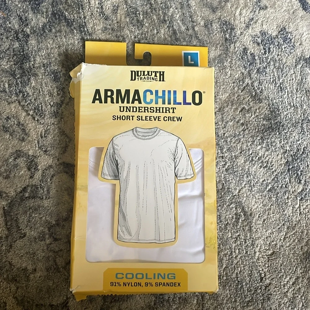 Duluth Trading Men's Armachillo Crew Undershirt - Picture 3 of 3